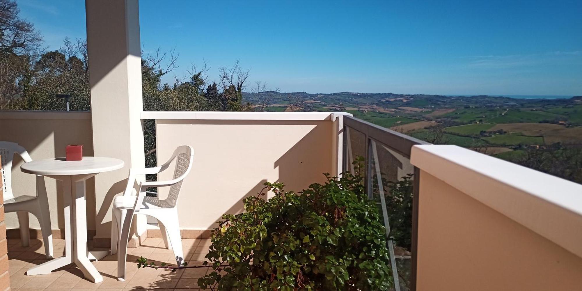 Appartamento Che Vista! Affittacamere Mombaroccio Zewnętrze zdjęcie